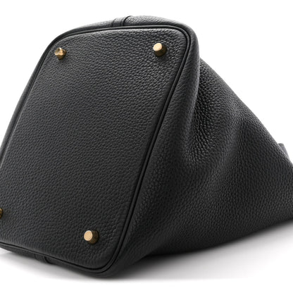 Taurillon Clemence Picotin Lock 22 MM Black