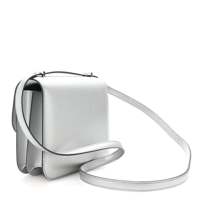 Metallic Chevre Chamkilight Constance 18 Argent