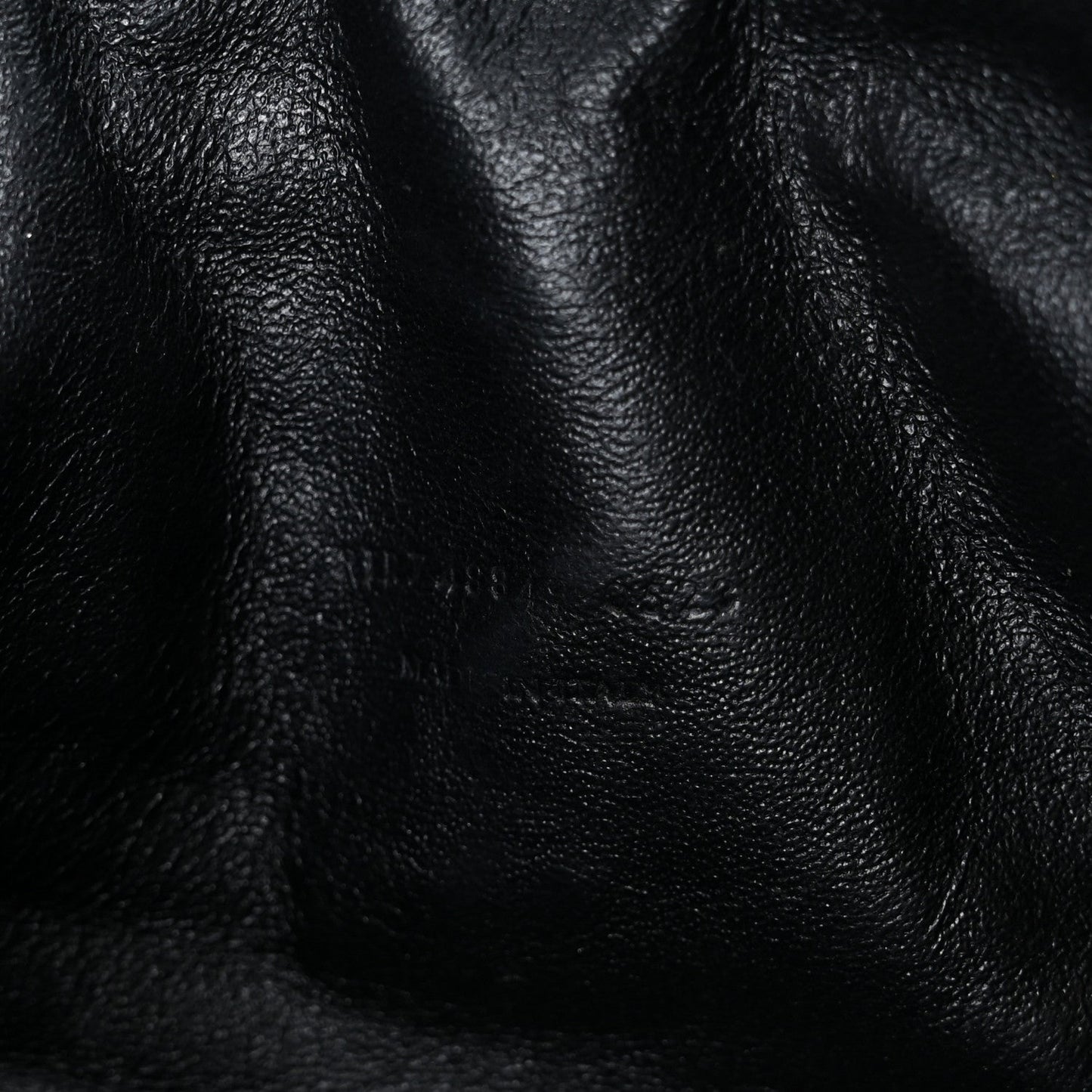 Calfskin Matelasse Monochrome Monogram Mini Lou Camera Bag Black