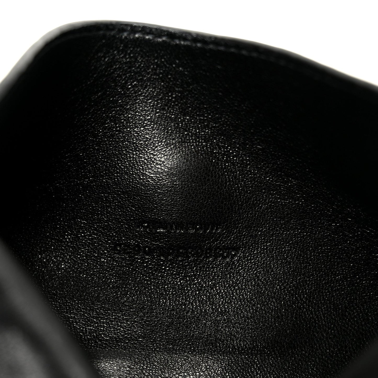 Lambskin Chevron Quilted Large Loulou Black