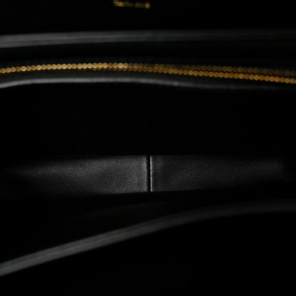 Shiny Calfskin Medium Triomphe Black