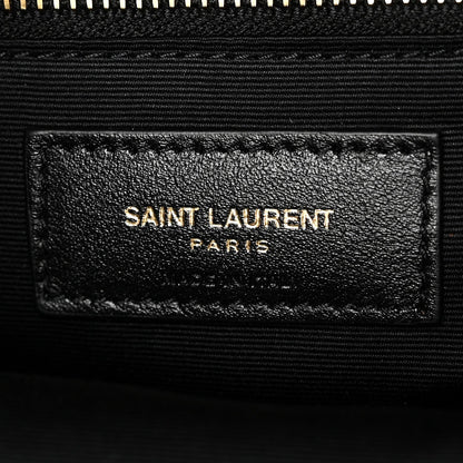 Lambskin Matelasse Monogram Joe Backpack Black