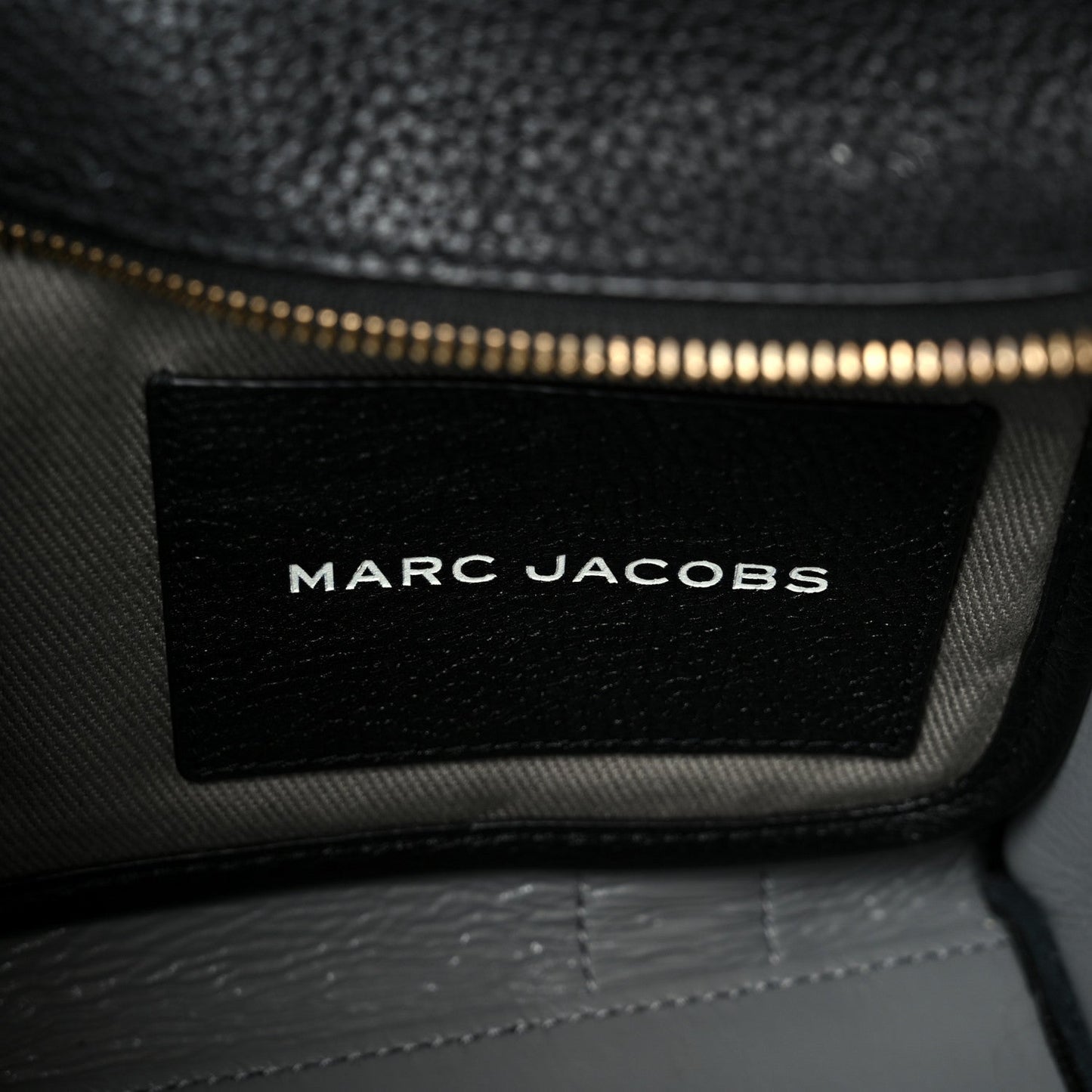 Grained Calfskin Small The Tote Bag Black