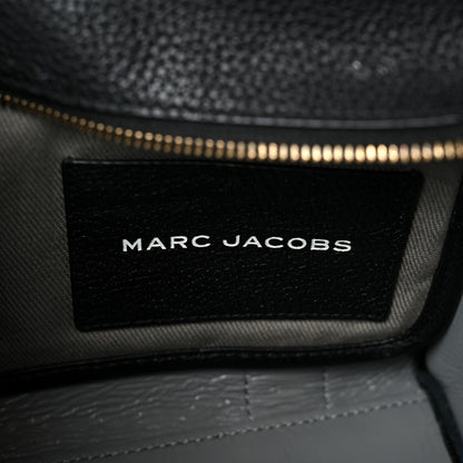 Grained Calfskin Small The Tote Bag Black