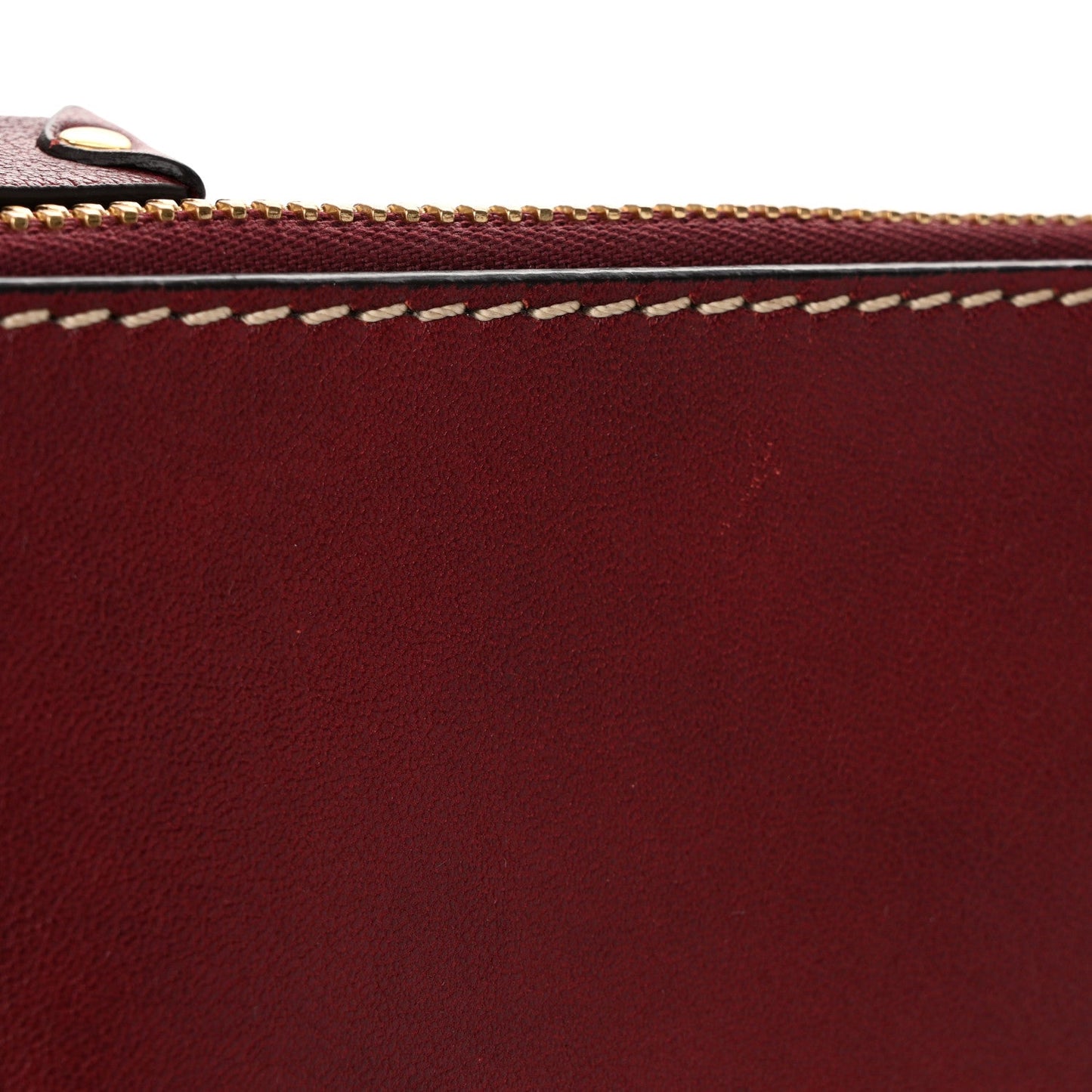 Calfskin Medium Marcie Satchel Stormy Red