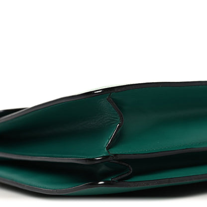 Calfskin Serpenti Forever Medium Shoulder Bag Emerald Green