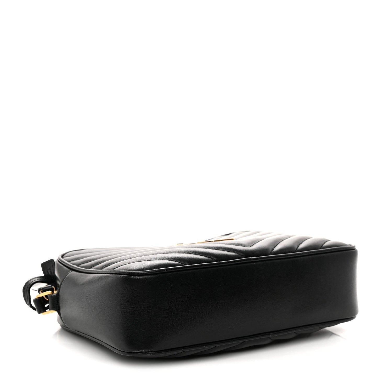 Calfskin Matelasse Monogram Lou Camera Bag Black
