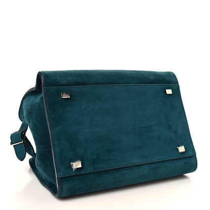 Suede Soft Margaux 10 Bag Teal Green