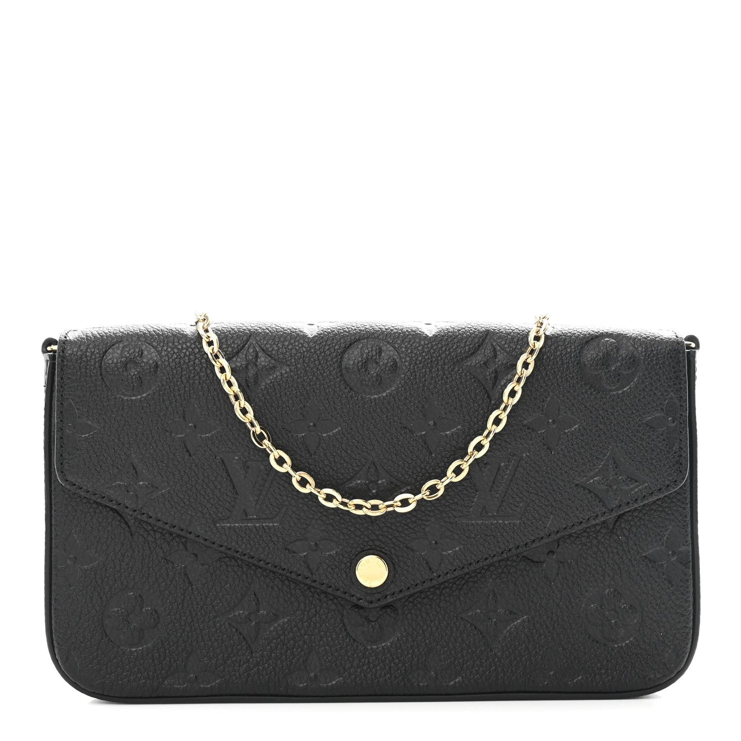 Empreinte Pochette Felicie Chain Wallet Black