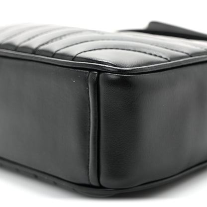 Soft Calfskin Diagramme Crossbody Bag Black