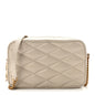 Lambskin Quilted Mini Camera Bag Crema Soft