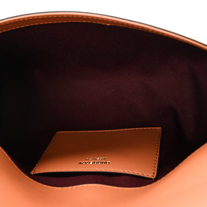 Coated Canvas Calfskin Vintage Check Small Note Crossbody Bag Briar Brown
