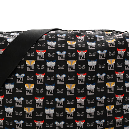 Nylon FF Monster Diaper Bag Black Multicolor