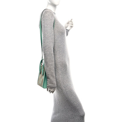 Monogram Jumbo GG Textured Dollar Calfskin Mini Tote Bag Pepperlight Mint