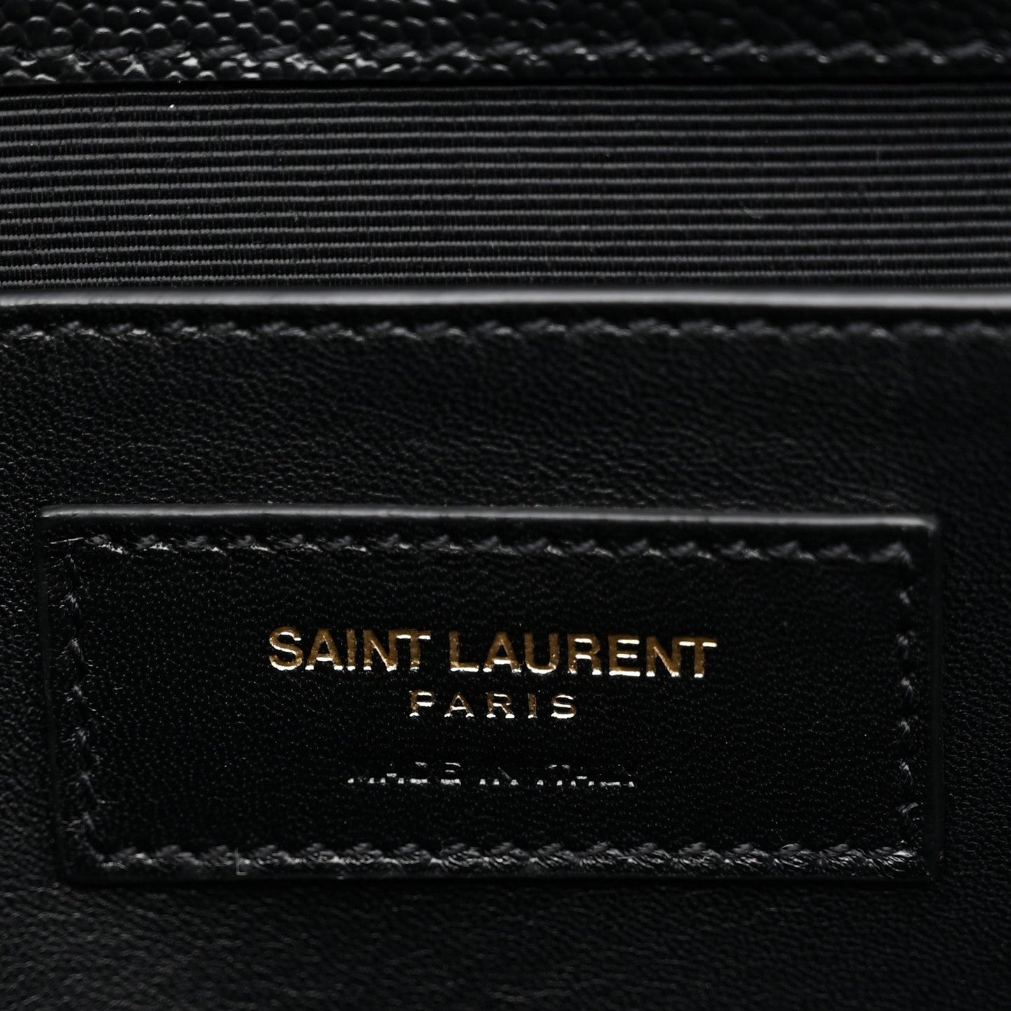Grain De Poudre Classic Monogram Kate Clutch Black