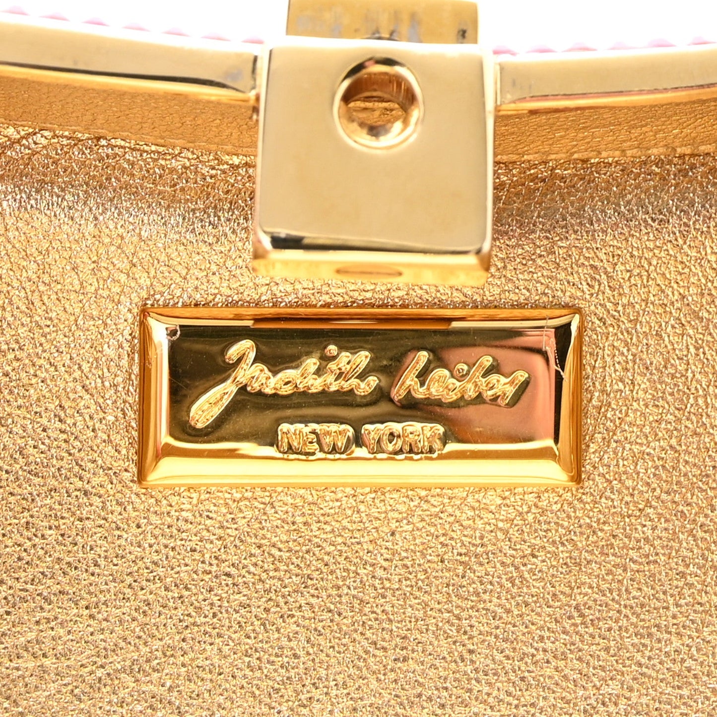Swarovski Crystal Minaudière Clutch Pink