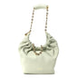 Mellow Nappa Lambskin Small Squeeze Bag Spring Jade