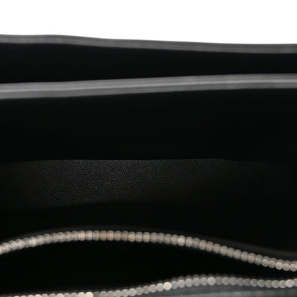 Calfskin Besace Clea Chain Triomphe Black