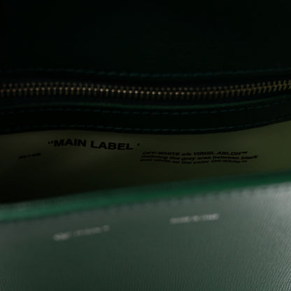 Saffiano Mini Binder Clip Bag Green