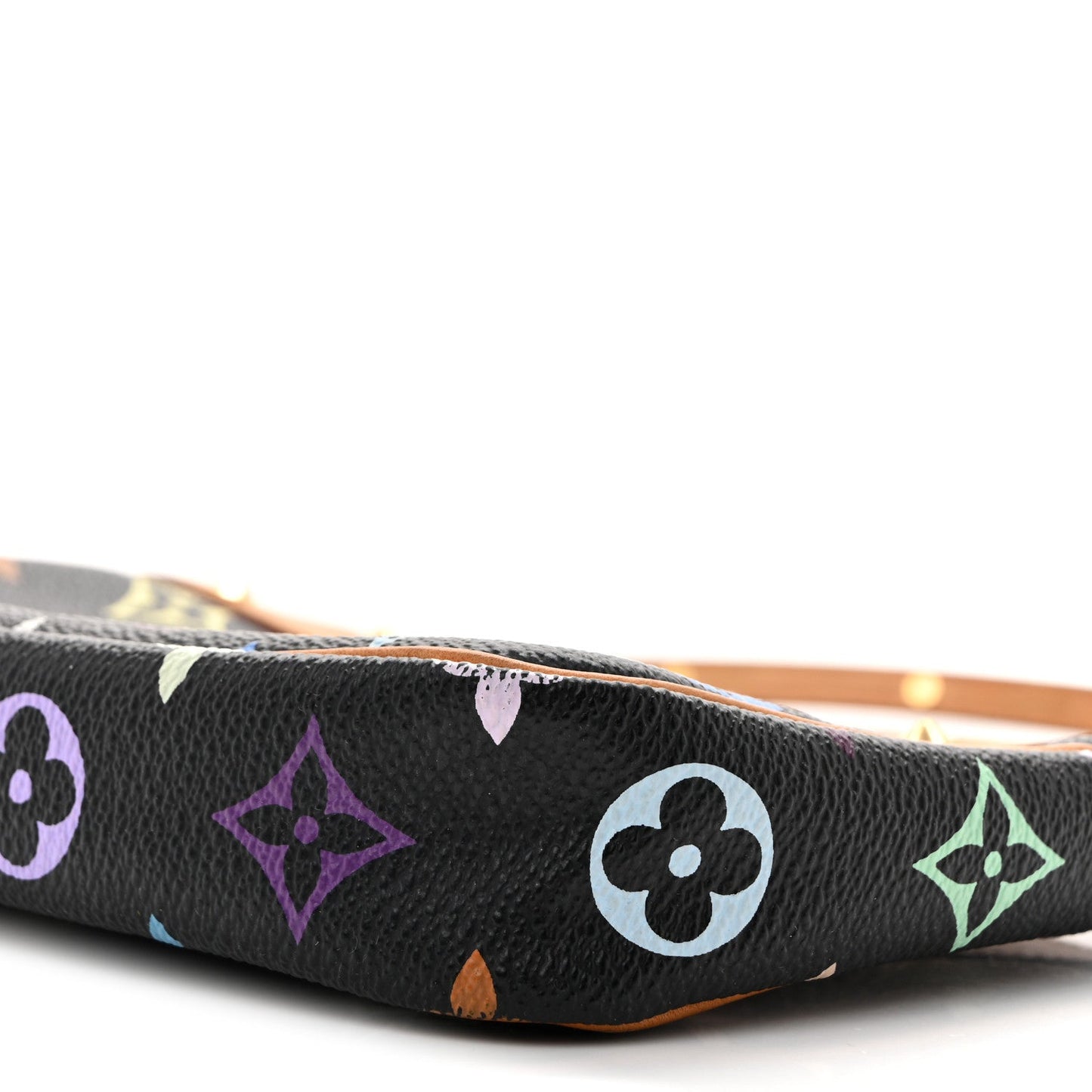 Monogram Multicolor Pochette Accessories Black