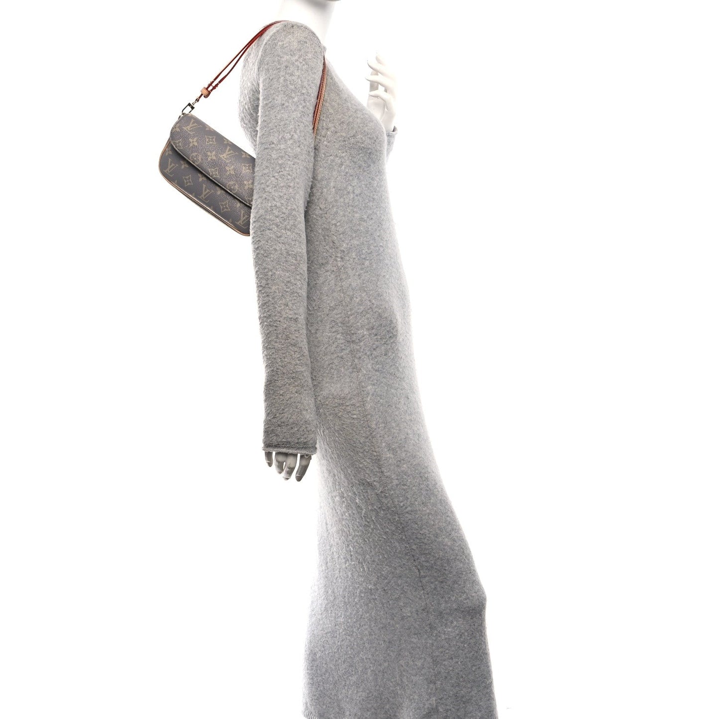 Monogram Ivy Wallet On Chain Trianon Gray