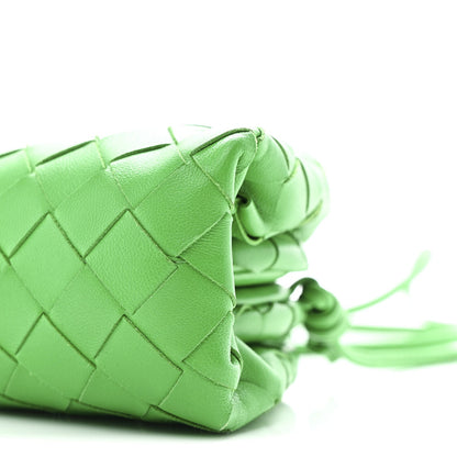 Nappa Intrecciato The Mini Pouch Clutch Parakeet