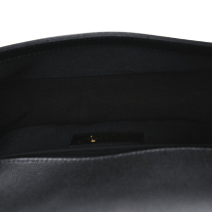 Caviar Quilted Medium Boy Flap Black