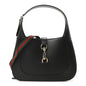 Calfskin Small Jackie Shoulder Bag Black