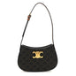 Triomphe Canvas Calfskin Medium Tilly Triomphe Shoulder Bag Tan