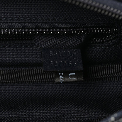 Canvas Monogram Camouflage Belt Bag Black