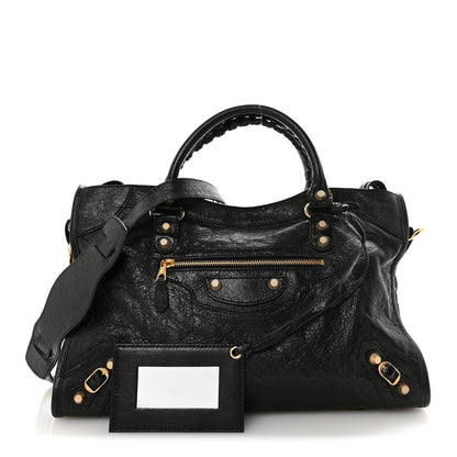 Agneau Giant 12 Gold Hardware City Black