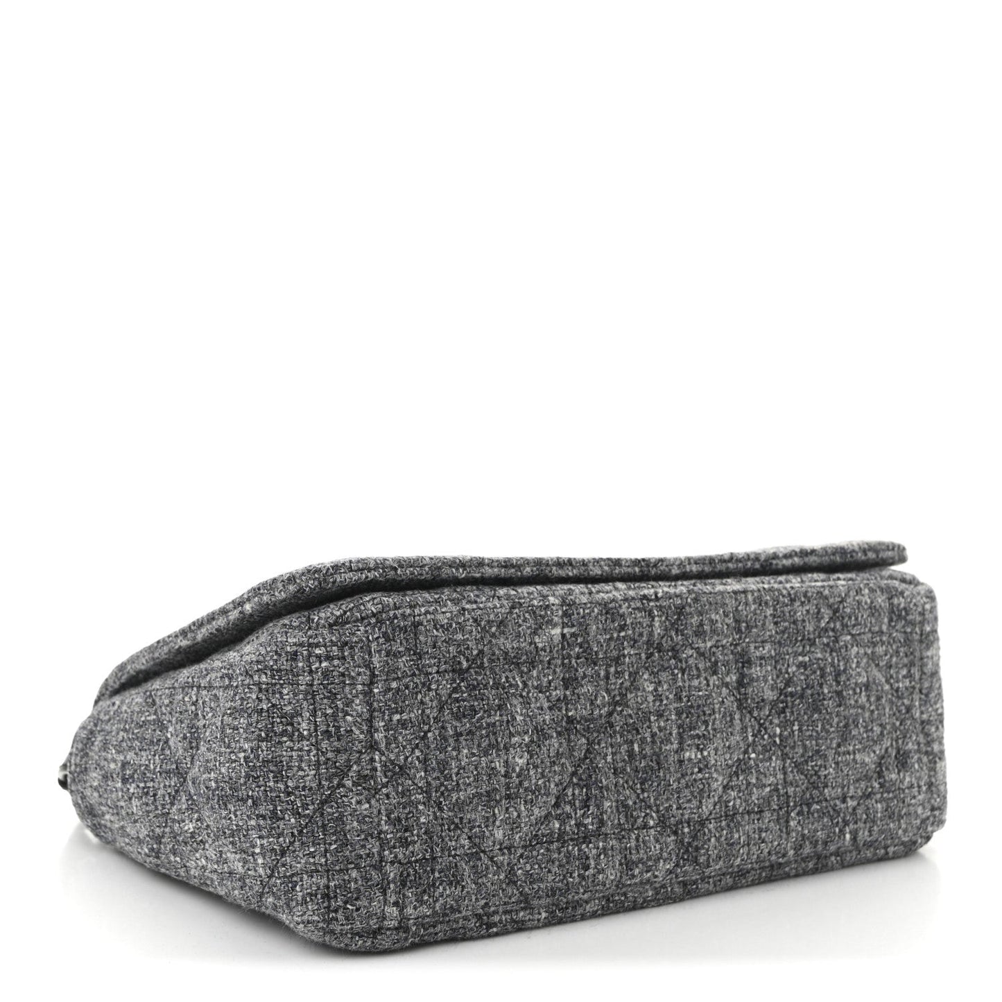 Tweed Macrocannage Medium Caro Bag Black