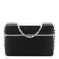 Satin Crystal Pave Medium Sicily Tubes Black