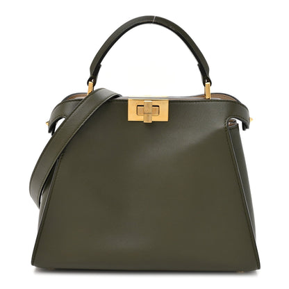 Vitello Tahiti Burro Medium Peekaboo Iconic Essentially Satchel Asparago Camelia