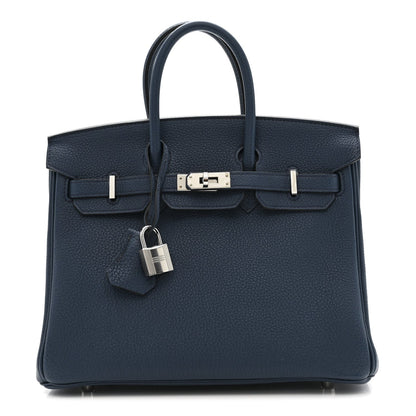 Togo Birkin 25 Bleu de Prusse