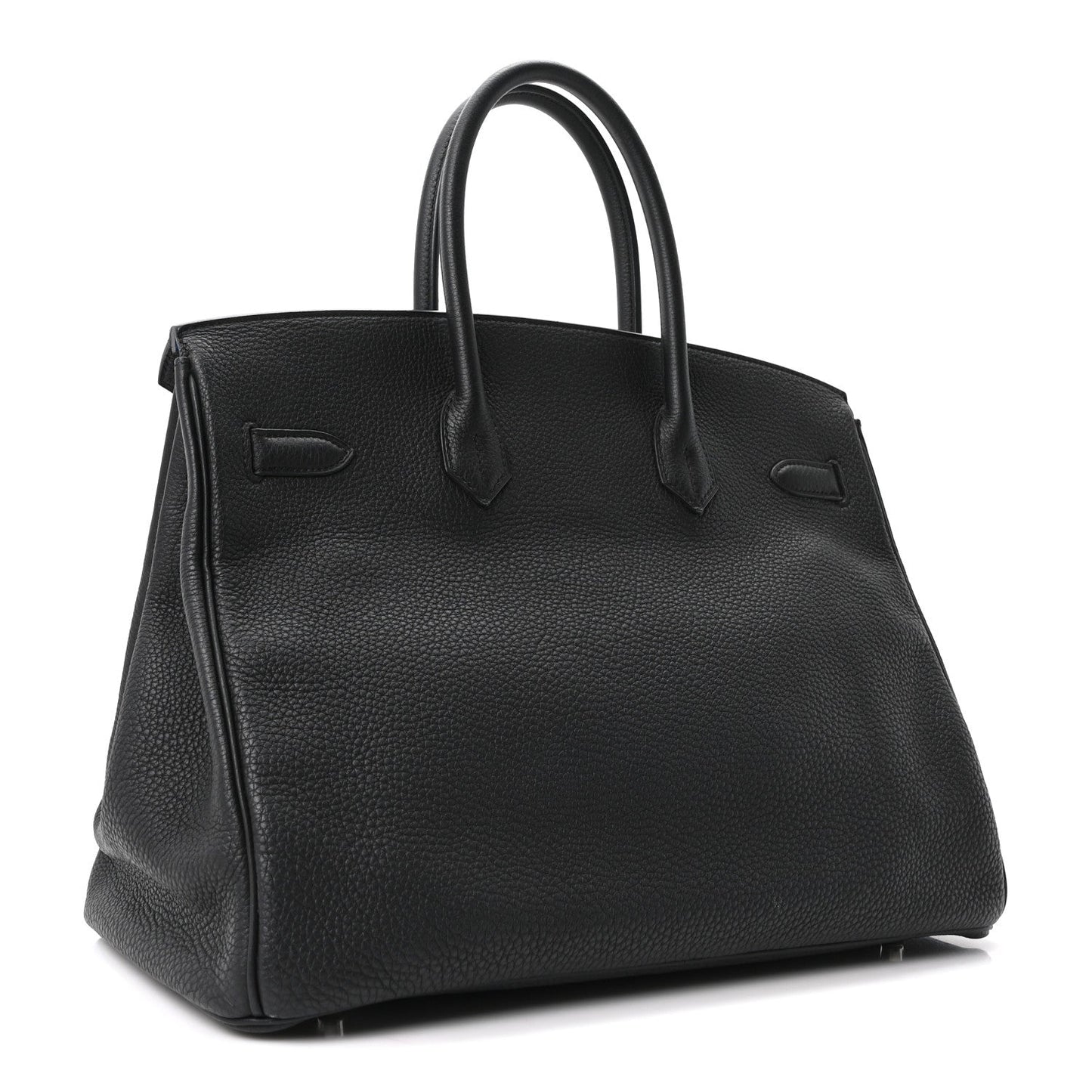 Togo Birkin 35 Black Bleu Agate