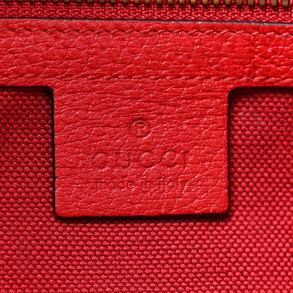 Canvas Calfskin Sylvie Stripe Logo Mens Tote Red White Blue