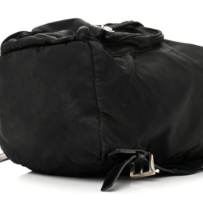 Nylon Vela Mini Cinch Backpack Black