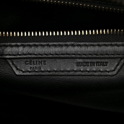 Velluto Calfskin Mini Tri-Color Luggage Vanilla
