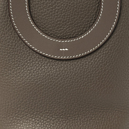 Taurillon Clemence Swift In-The-Loop 18 Bag Etoupe