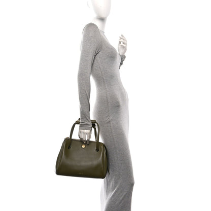Supple Calfskin Medium Madrid Bag Olive