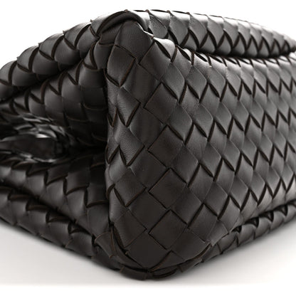 Nappa Intrecciato Small Campana Shoulder Bag Fondant