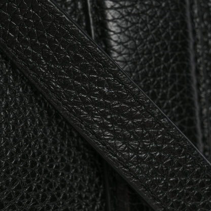 Grained Calfskin Small The Tote Bag Black