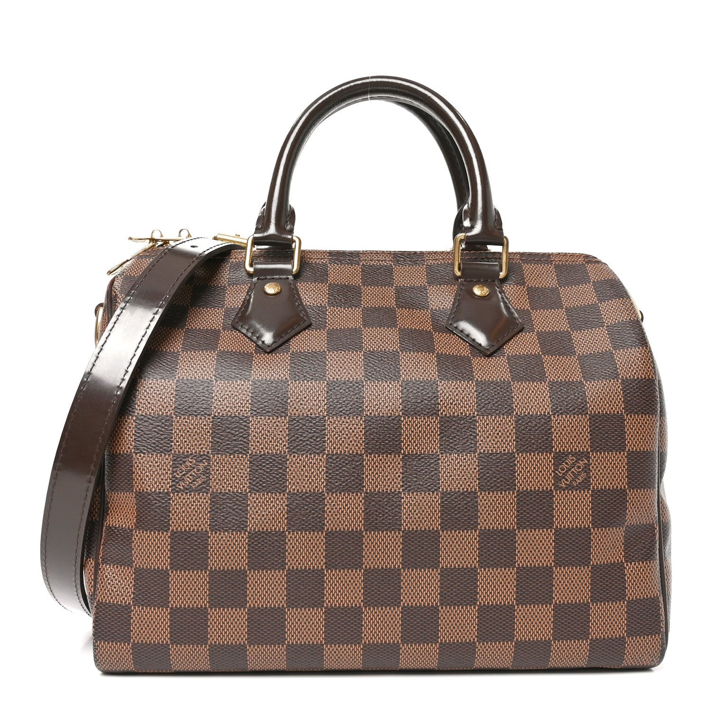Damier Ebene Speedy Bandouliere 25