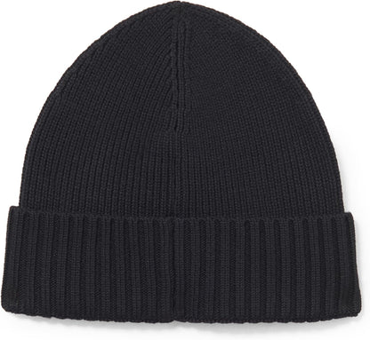 Hugo Boss Men's Flavio Ribbed Beanie, Black