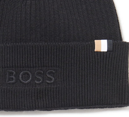 Hugo Boss Men's Magico Beanie, Black