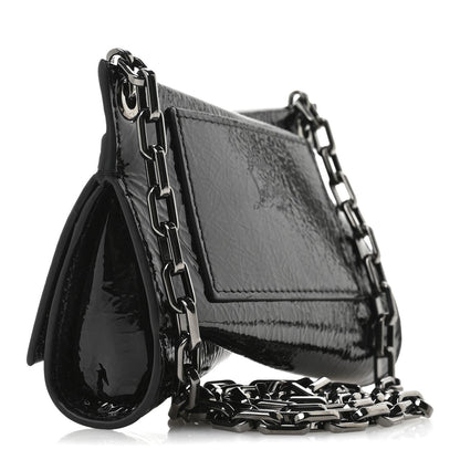 Patent Vog Small Loubitwist Clutch Black