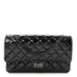 Patent Calfskin Quilted 2.55 Reissue 225 Flap So Black