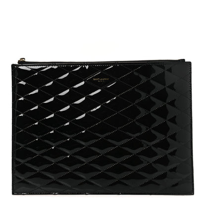 Patent Quilted iPad Case Black