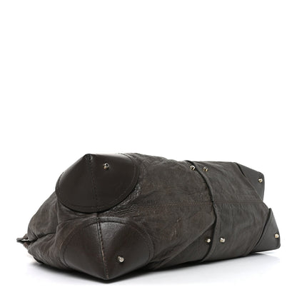 Calfskin Paddington Tote Grey